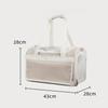Portable Double-decker Pet Trolley Carrier for Cats & Dogs Ventilated Large Space Outdoor Foldable Breathable Pet Cart