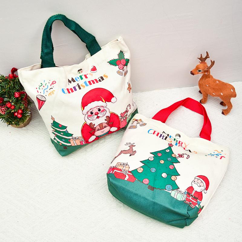 Children's Christmas Eve Handheld Candy & Apple Gift Bag