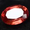 NATURAL 10.25 Carat Ceylon SAPPHIRE Orange Oval Shape CERTIFIED Loose Gemstone