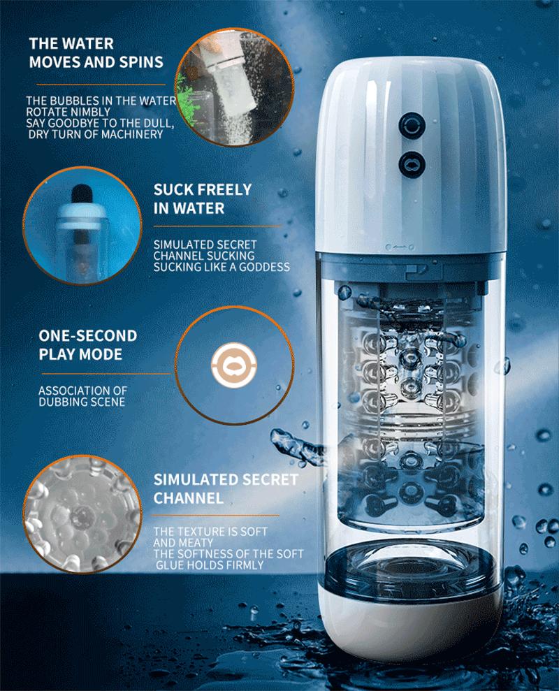 Novo Masturbador Masculino Rotação Automática Totalmente À Prova D'Água Copo Vagina Boquete Masturbador Produtos Adultos Brinquedos Sexuais para Homens