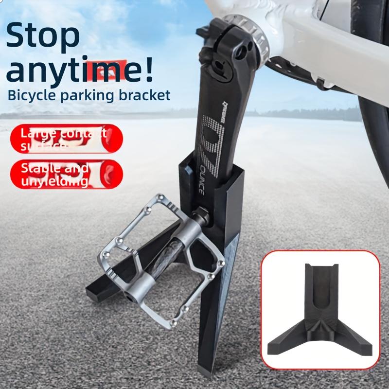 1 szt. Stojak na rower składany, przenośny z regulacją wysokości - Wytrzymałe tworzywo sztuczne, Bezpieczny mechanizm blokujący, Konstrukcja ułatwiająca przenoszenie, Montaż nad głową, Stojaki i wieszaki rowerowe