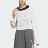 Adidas Originals Sheer Knit Long Sleeve Top Women Tops White JI7043
