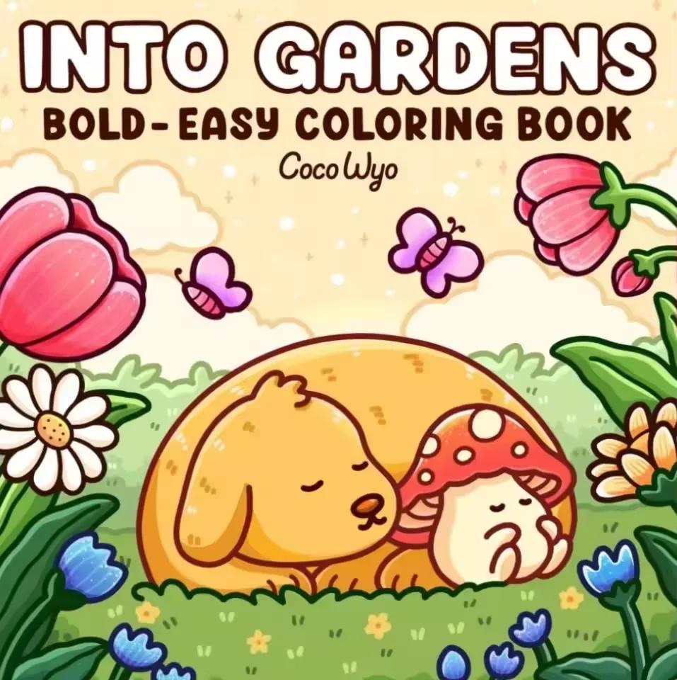 Non-Toxic New Cozy Atmosphere Relaxing Coloring Book For Adults And Teens Bold Easy-To-Follow Patterns And Children Moments