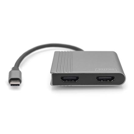 Digitus Video Adapter Cable | 19-pin HDMI Type-A | Female | 24-pin USB-C | Male | Space Gray