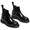 Dr. Martens 2976 Leather Fashion Comfortable Versatile Trendy Simple Short Chelsea Boots Unisex boots Black 41387001