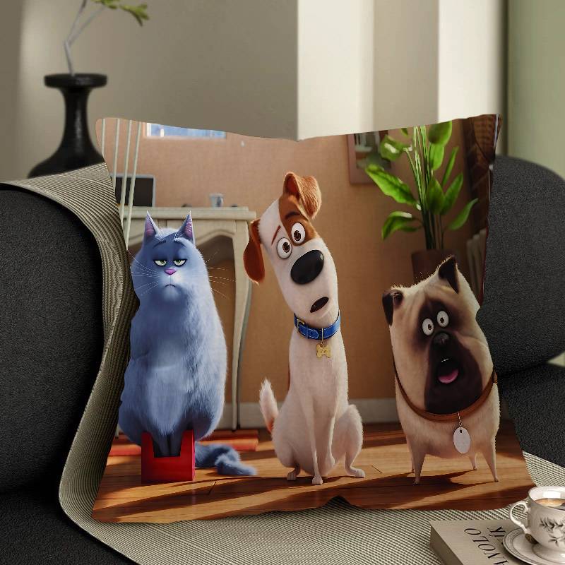THE S-SECRET L-LIFE OF PETS Pillowcases Home Bedding Decorative Pillow Cover Wedding Super Soft Pillow Case