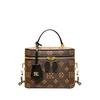 Leather Bag, Women's Box Bag, New Fashionable and High-end Handbag, Water Bucket Bag, Crossbody Small Bag