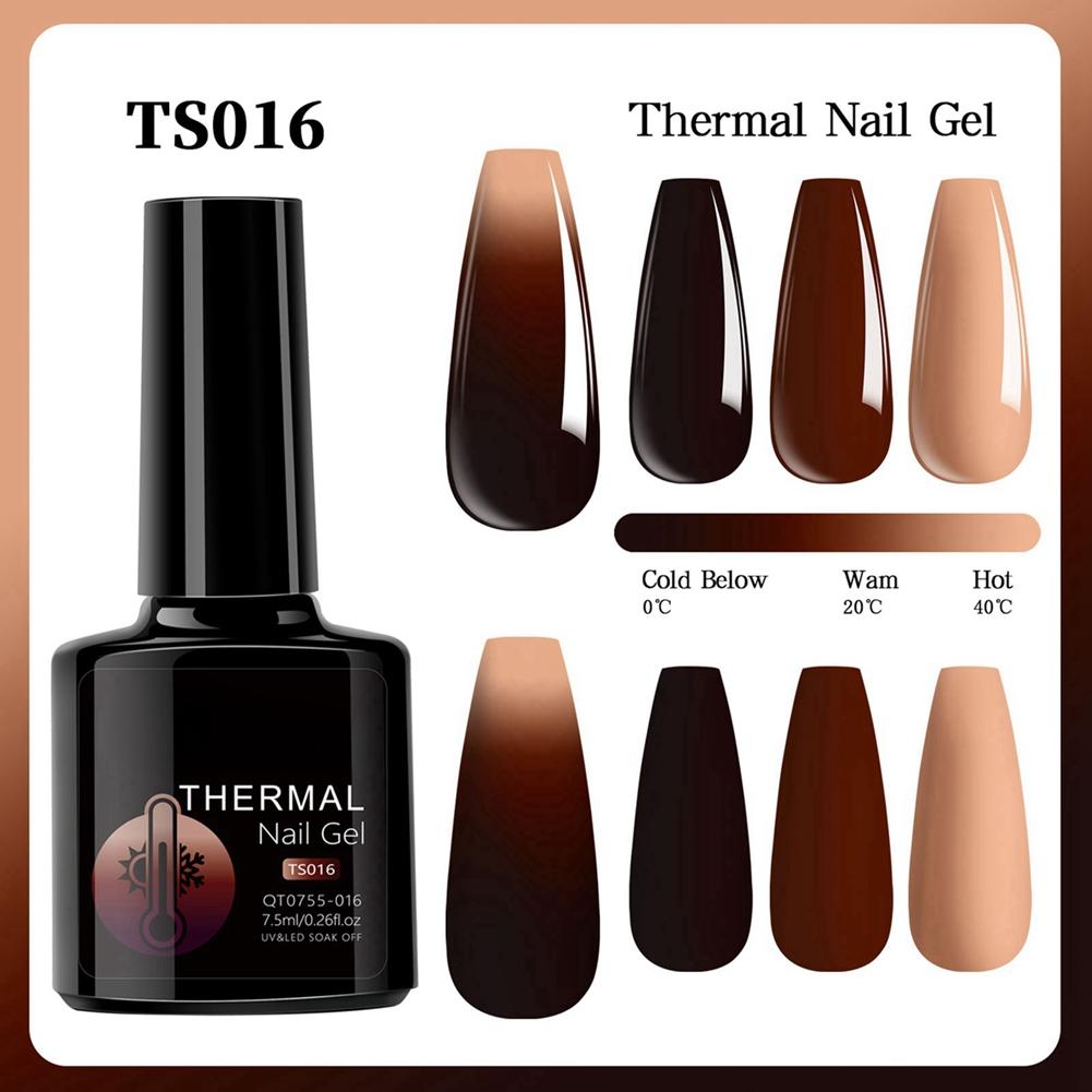 

Термальный гель-лак для ногтей меняет цвет при разной температуре