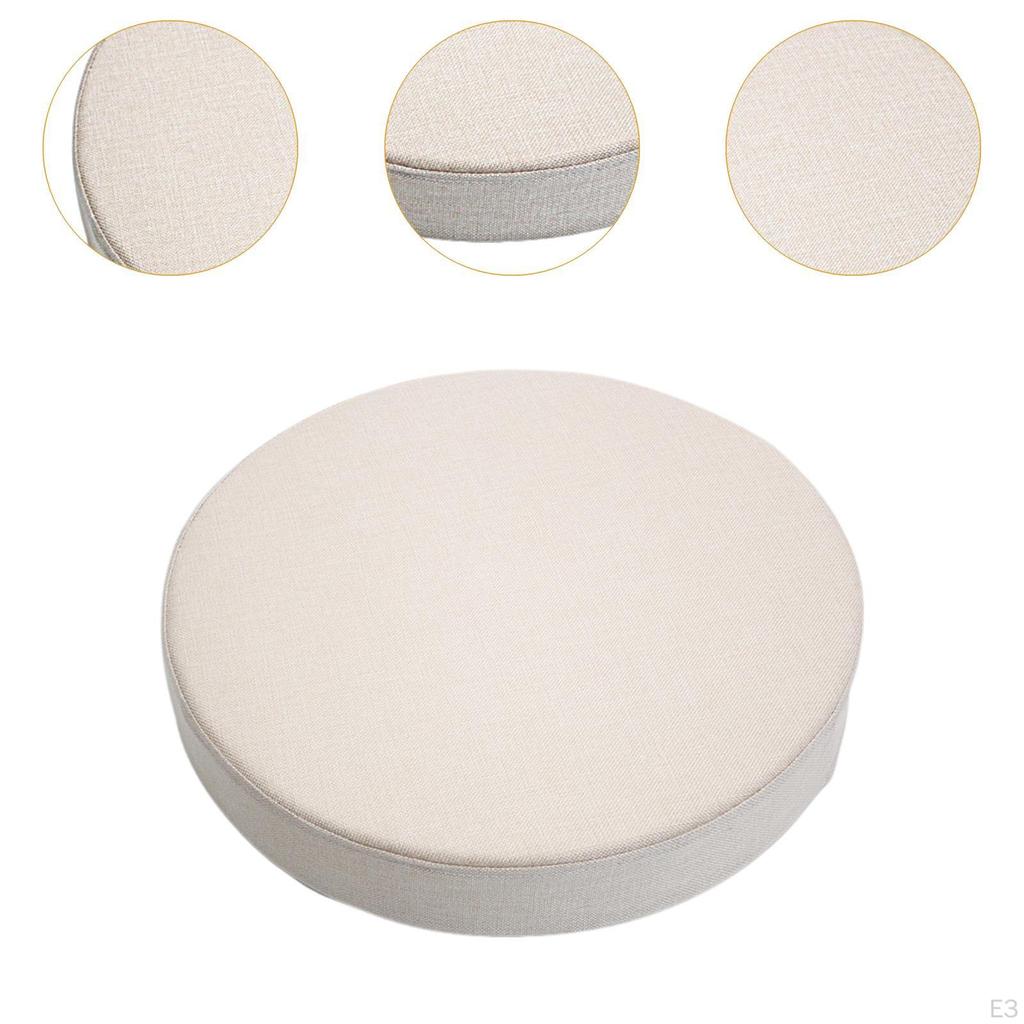 14 Inch Chair Cushion, Stylish, Portable, Lightweight, Removable, for Dining Room, Office, Sofa,