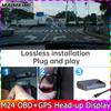 M24 HUD Gauge Smart Speedometer  OBD+GPS Car Electronics Head Up Display Turbo RPM Alarm  Water Temp Car Overspeed