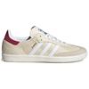 adidas Samba Wonder White Legacy Burgundy Unisex Sneakers Footwear-White ID4198