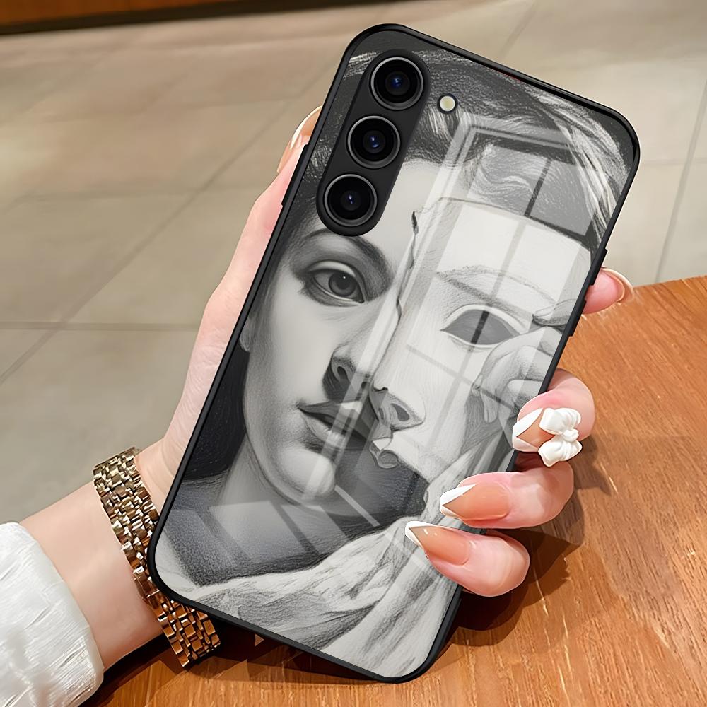 

Caravaggio Paintings Phone Case For Samsung S26 S25 Edge Ultra S23 S22 S21 S20 Ultra Plus S24 Fe A54 A53 A25 Glass Cover Galaxy S26 Ultra