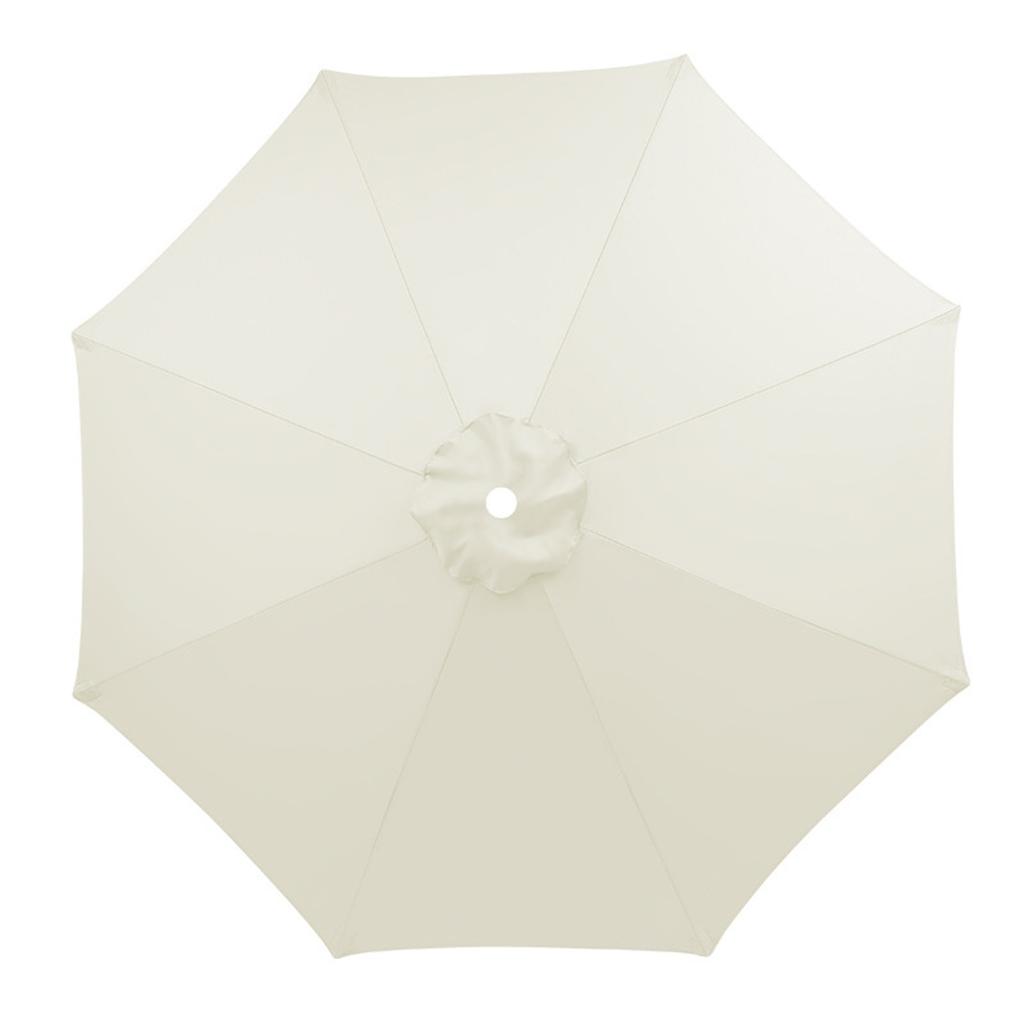 Large Outdoor Patio Umbrella with Durable Red Canopy, UV Protection, Wind Resistant, Easy Crank Lift, 8-Rib Frame for Garden, Deck, Poolside, Backyard
