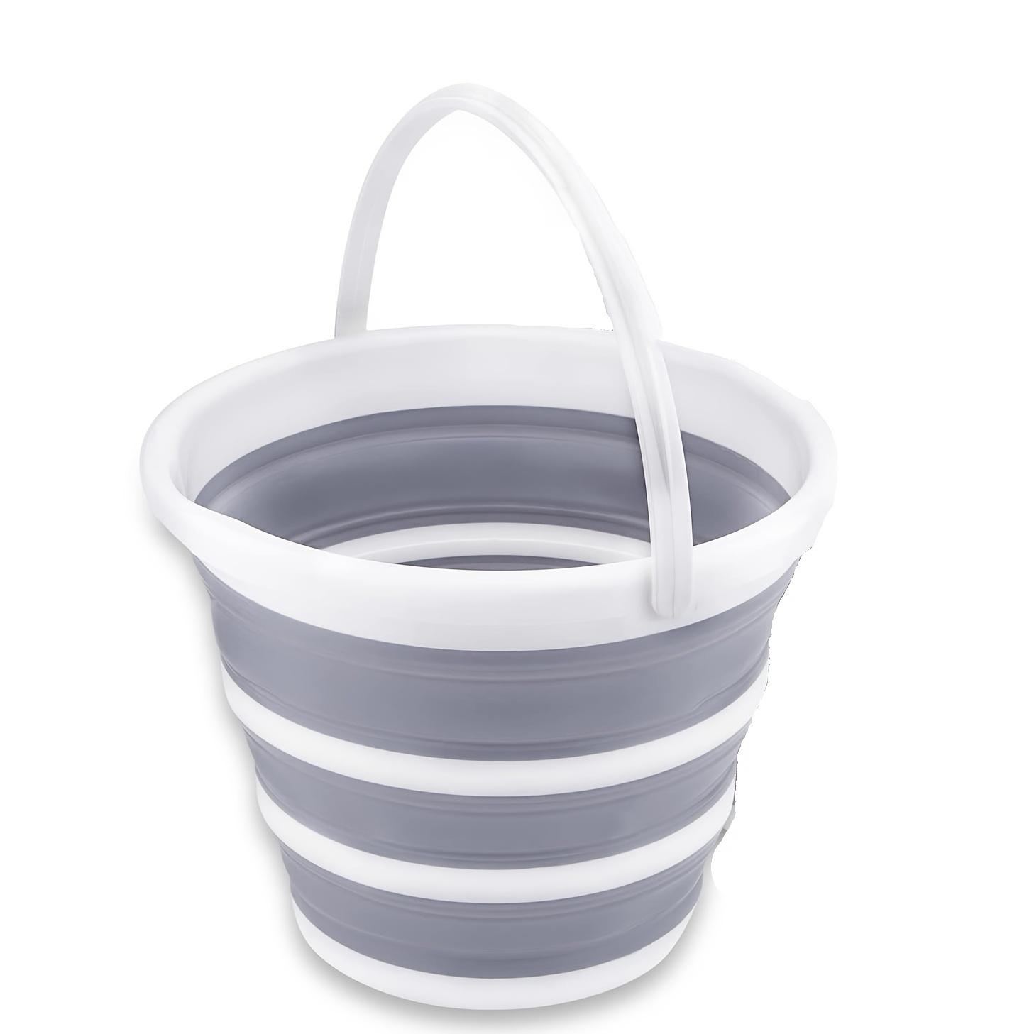 

1 упаковка складных ведер 10 л 2,6 галлона ведро для уборки ведро для швабры складное портативное маленькое пластиковое водоснабжение