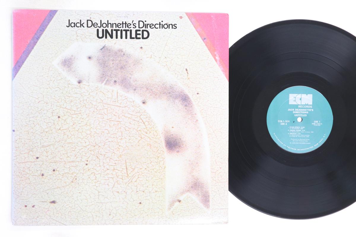 

LP Record JACK DEJOHNETTES DIRECTIONS Untitled ECM11074 ECM 197 US Jazz Used