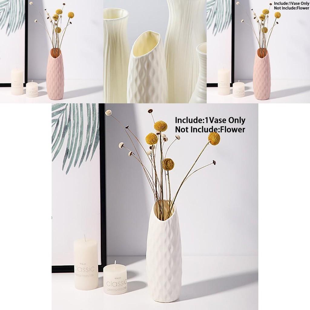 Elegante Kunststoff-Blumenvase Atemberaubende Imitation Keramik Blumentopf Für Heimdekoration