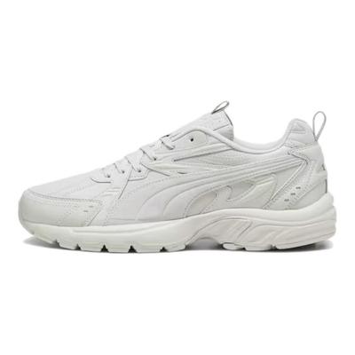 Milenio Tech Leather Glacial Grey Unisex Sneakers White 397825-02