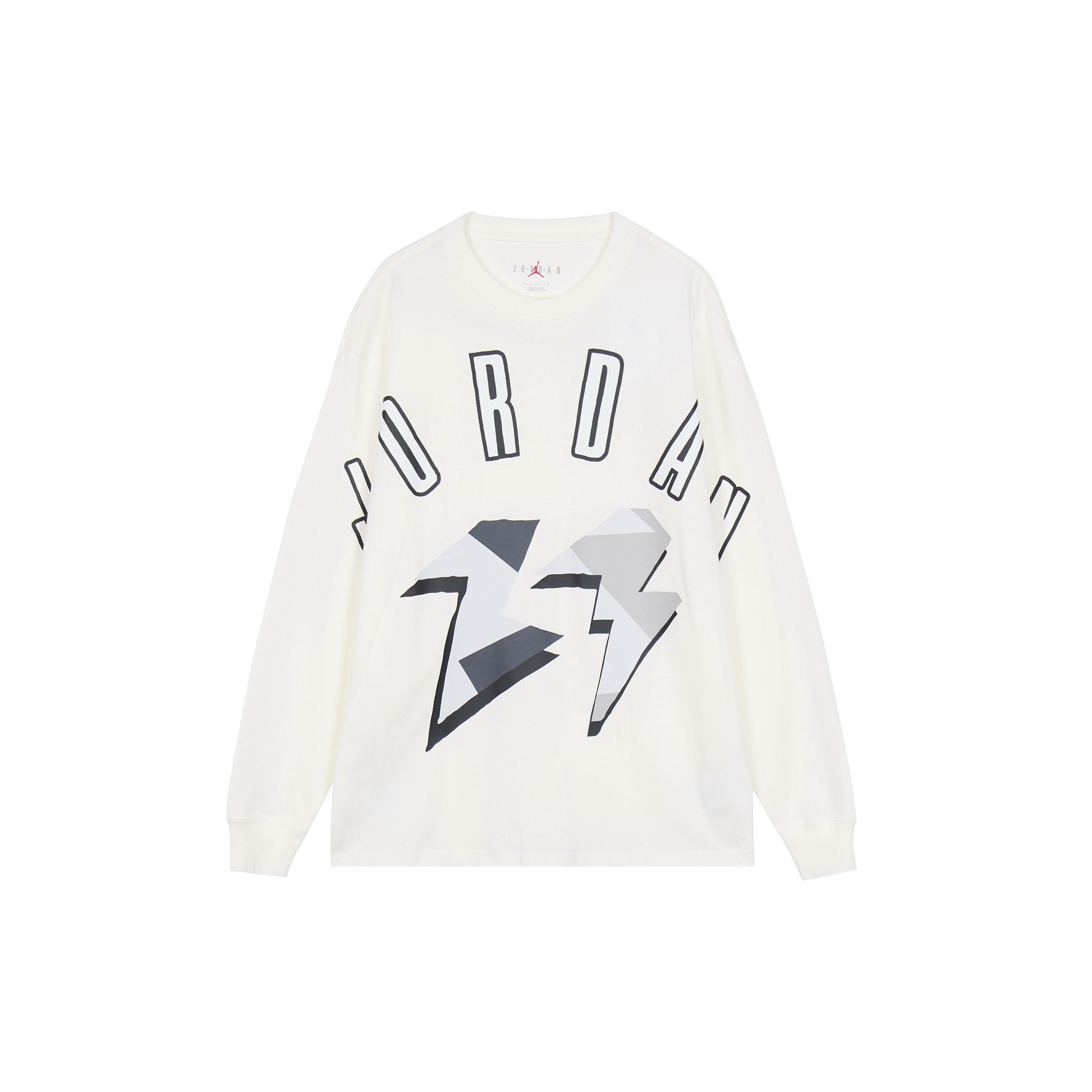 Air Jordan Flight MVP Long-Sleeve T-Shirt Grey Men s FD6944-133 L
