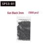 1000-Pack Gold & Silver Flat-Bottomed Steel Beads: Japanese Mini DIY Nail Art Rivets