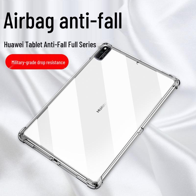Capa Protetora Flexível Huawei MatePad 11 com Cantos Airbag, Transparente, Serve para Modelos de 10.8" e 10.1".