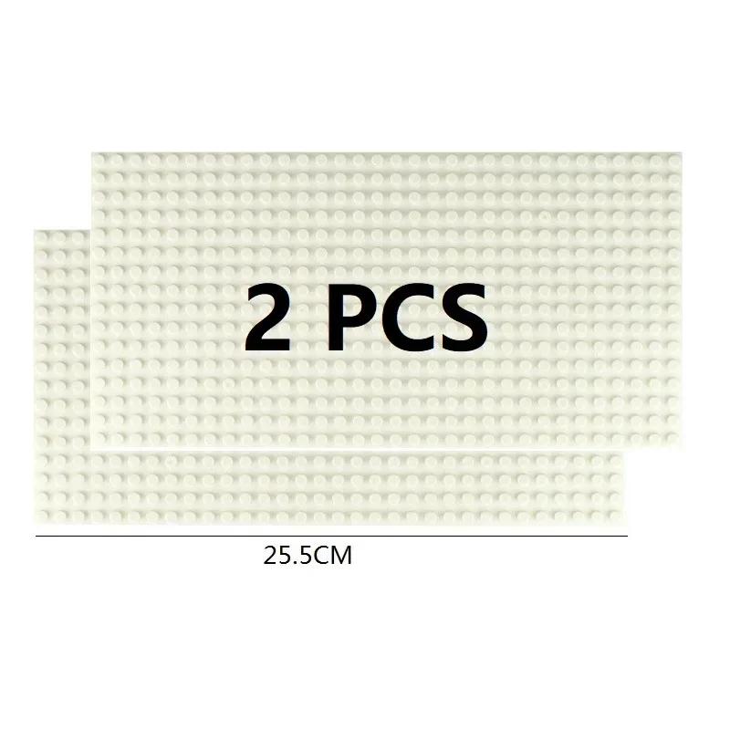 2Pcs Base Plate 32*32 32*16 Studs Classic Figures Building Blocks Plates Bricks Baseplate Blocks Children Toys For Kid Gifts