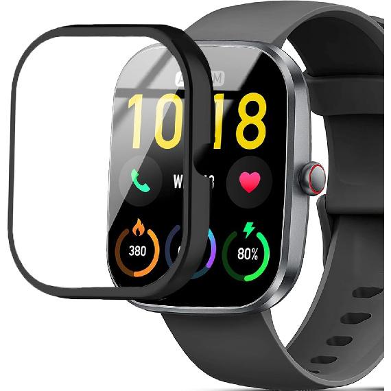 Compatible for Kuizil Smart Watch Case, Lamshaw Soft Slim TPU All Around Protective Shell Anti-Scratch Bumper Cover Case Compatible for Kuizil T70,