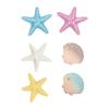 Strandzubehör Charms für Strandtasche Gummi-Tragetasche Strandtaschen Blumen Dekoration Charm für Mädchen Damen