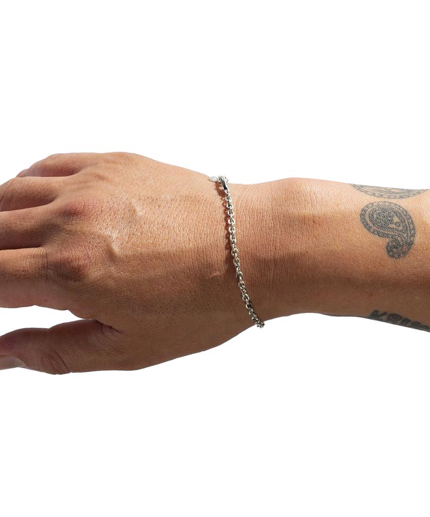 Kruchi Gb Chain Bracelet (Silver)