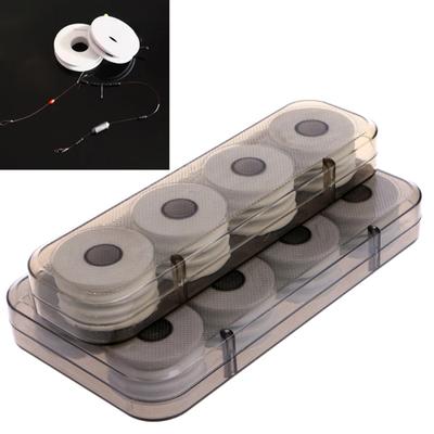 8/16Pcs Plastic Winding Board Fishing Line Wire Shaft Bobbin Spools Tackle Box Gift
