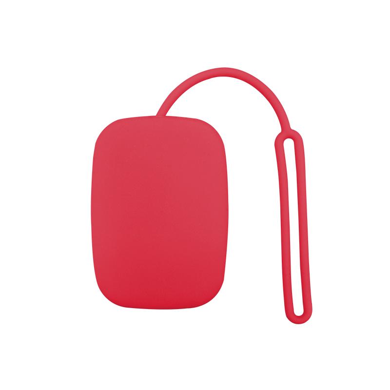 Special Gift Custom-Colored Silicone Key Bag Personalized Car Key Cover Fashionable Key Bag красный