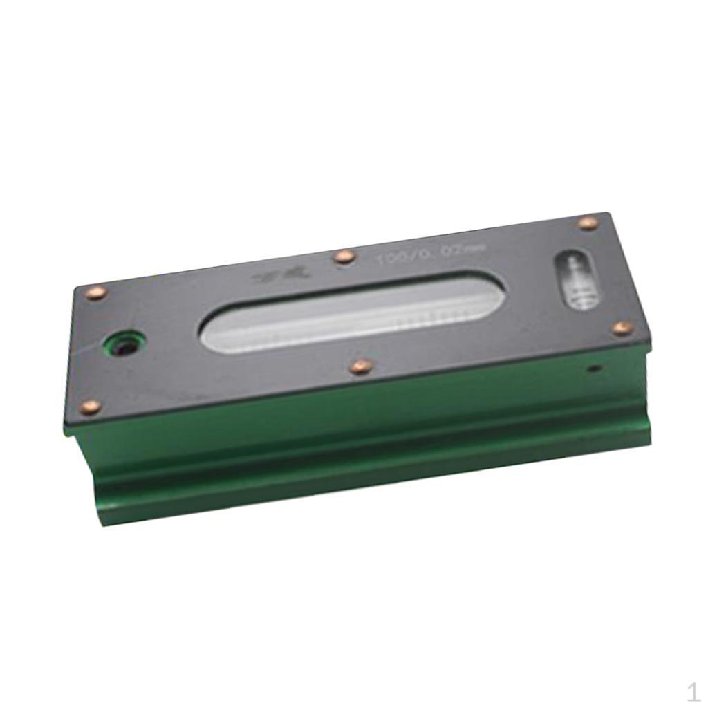Carbon Steel Straight Level Ruler, Spirit 100mm