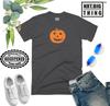 Halloween Pumpkin T Shirt Ghost Witch Trick Or Treat Scary Horror Gift Unisex Top