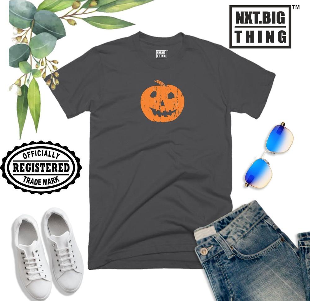 Halloween Pumpkin T Shirt Ghost Witch Trick Or Treat Scary Horror Gift Unisex Top