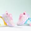 Girls' Light-Up Breathable Running Shoes - Mesh Design, Ages 6-12, Spring/Autumn Collection 2025