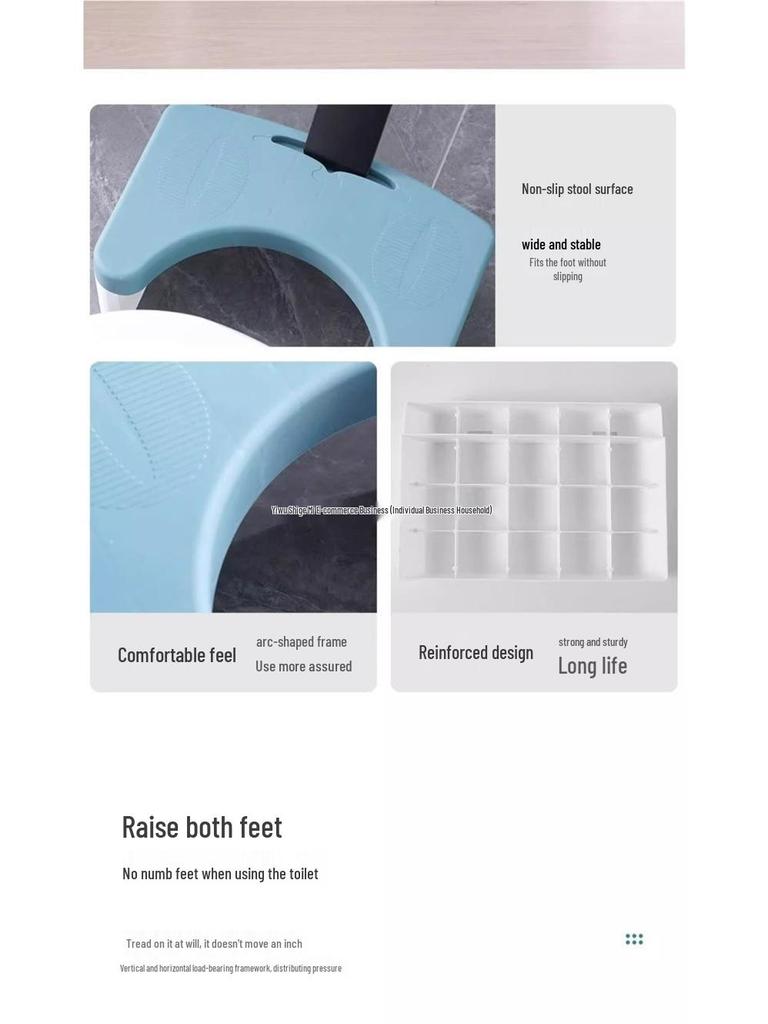 Domowy Podnóżek do Toalety do Kucania i Użytku w Łazience