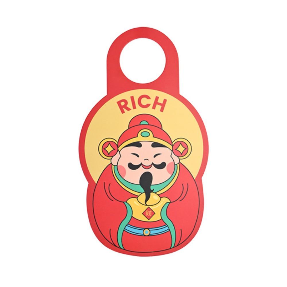 

Traditional New Year Lucky Pendant Chinese Style Spring Festival Door Ornament Lunar New Year Style A