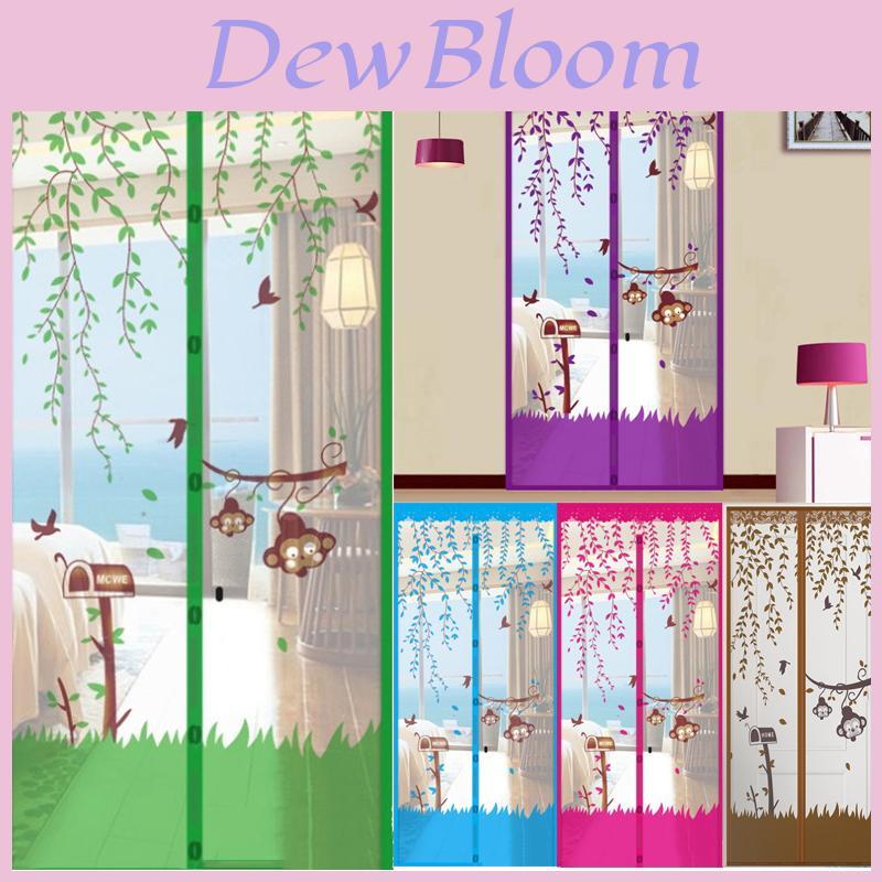 Anti Mosquito Magnetic Mesh Door Screen With Hands-free Automatic Closure**