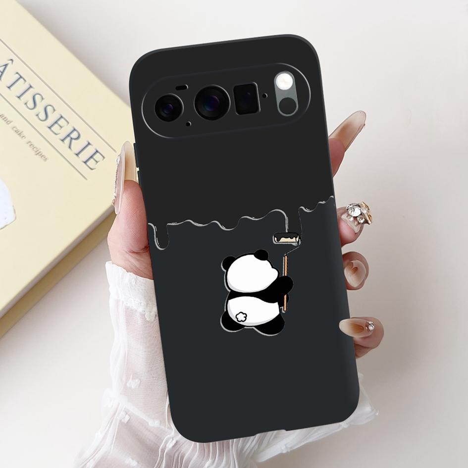 For Google Pixel 10 Case Pixel 10 Pro Cover Cute Rabbit Panda Cat Soft Silicone Matte Phone Cases For Google Pixel10 Pro XL Etui