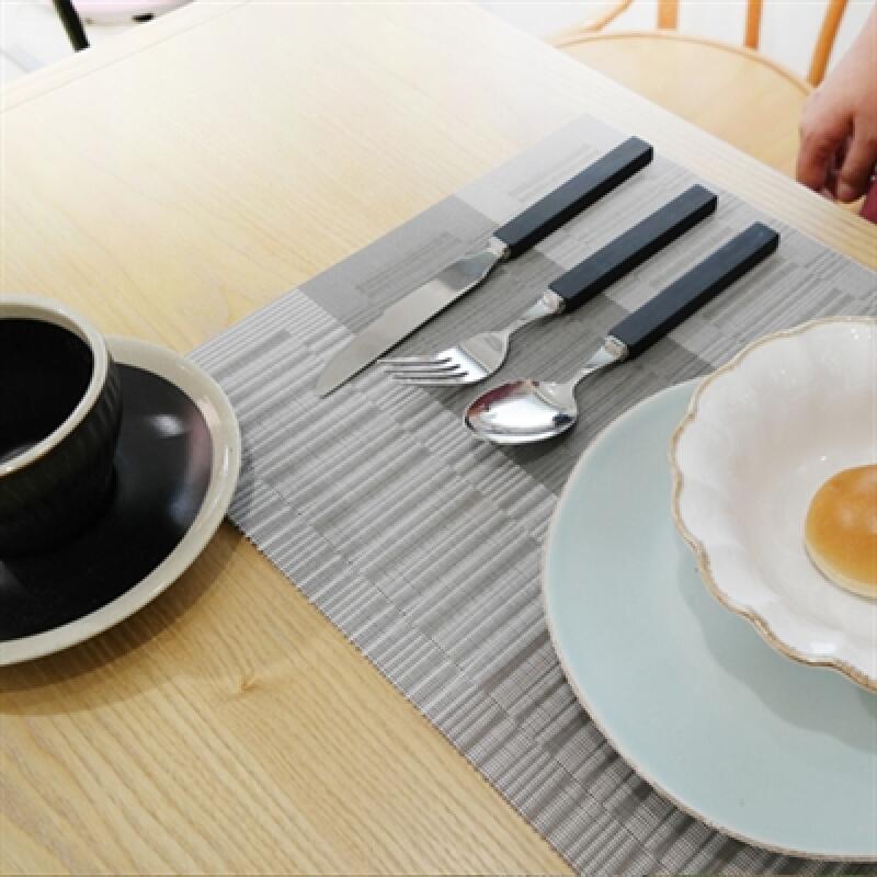 Modern Column Table Mat 2 Colors gray
