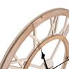 Hometime Shabby Chic Round Wall Clock Cut Out Dial 60cm