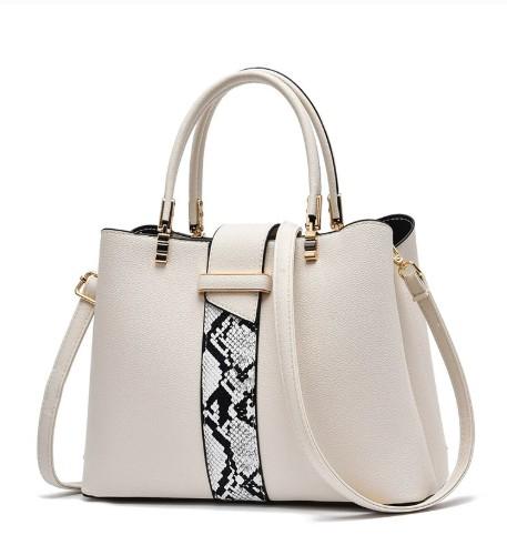 Handing Tassel Ornament Handbags Trendy Patchwork Color Shoulder Bag for Women Middle Totes Purse Office Lady Crossbody Bags