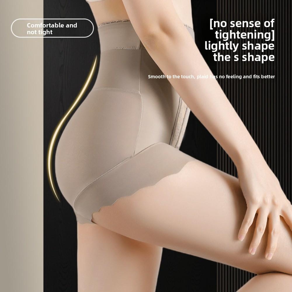 Lace Flowers Postpartum Body Shaper High Waist Seamless Underpants Tummy Control Underwear  Lady