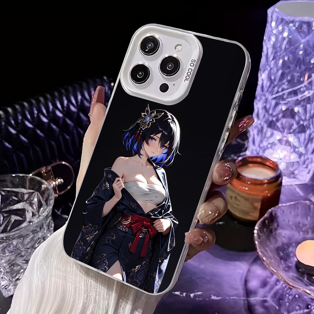 

HSR Seele White Translucent Mobile Phone Case for iPhone 17 16 15 14 13 12 11 X XR XS Air Pro Max Plus Colorful Cover iPhone 14 Pro Max