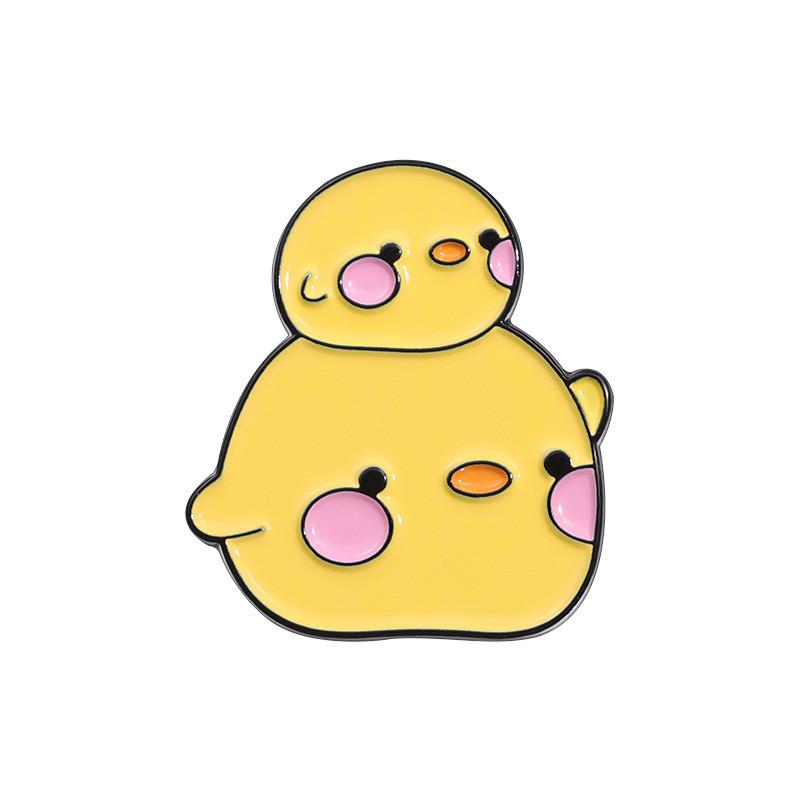 Unique Animal Design Brooch Stylish Cartoon Duck Brooch For Unisex Accessories Fashion