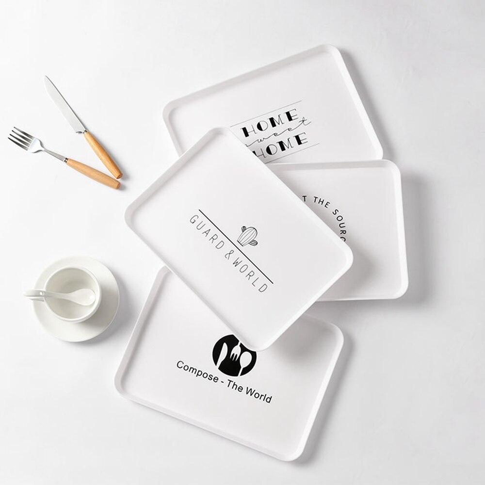 Večeřní talíř Dárky k výročí svatby Zesílené dno a čtyři rohy