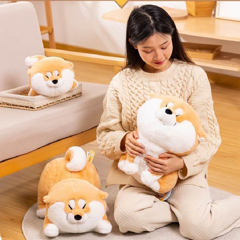 Adorable Ah Chai Dog Plush Toy Perfect For Kids As A Soft Sleep Pillow And Decorative Doll