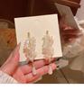 Elegant Grape Cluster and Wheat Ear Tassel Earrings for Women - Fashionable and Versatile Slimming Ear Jewelry