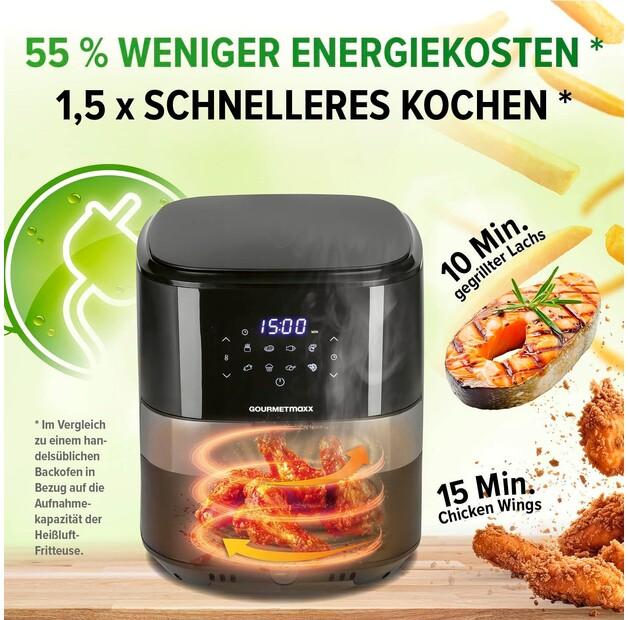 Фритюрница Gourmetmaxx цифровая (10407)