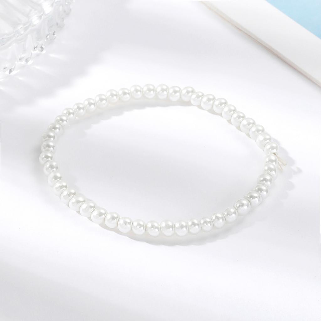 Pearl Bracelet Fashion Versatile Beaded Jewelry, Bracelet Bridal Pearl Bracelet