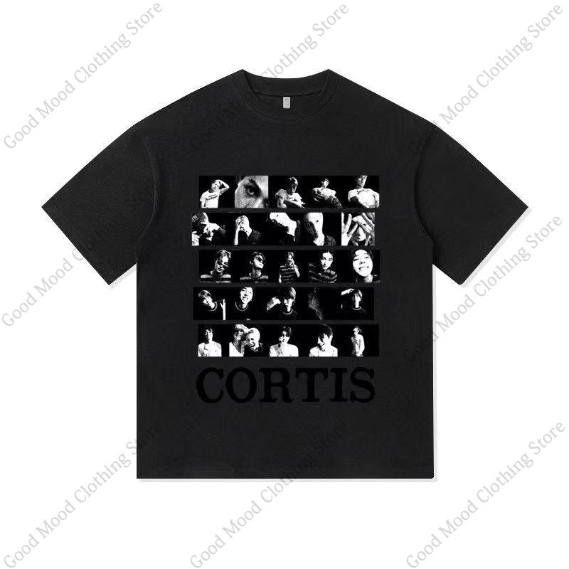 CORTIS Print T Shirt Fashion Street Hip Hop Retro JUHOON KEONHO SEONGHYEON Print Tshirt Kpop Fans Cotton Short Sleeve Tee Tops